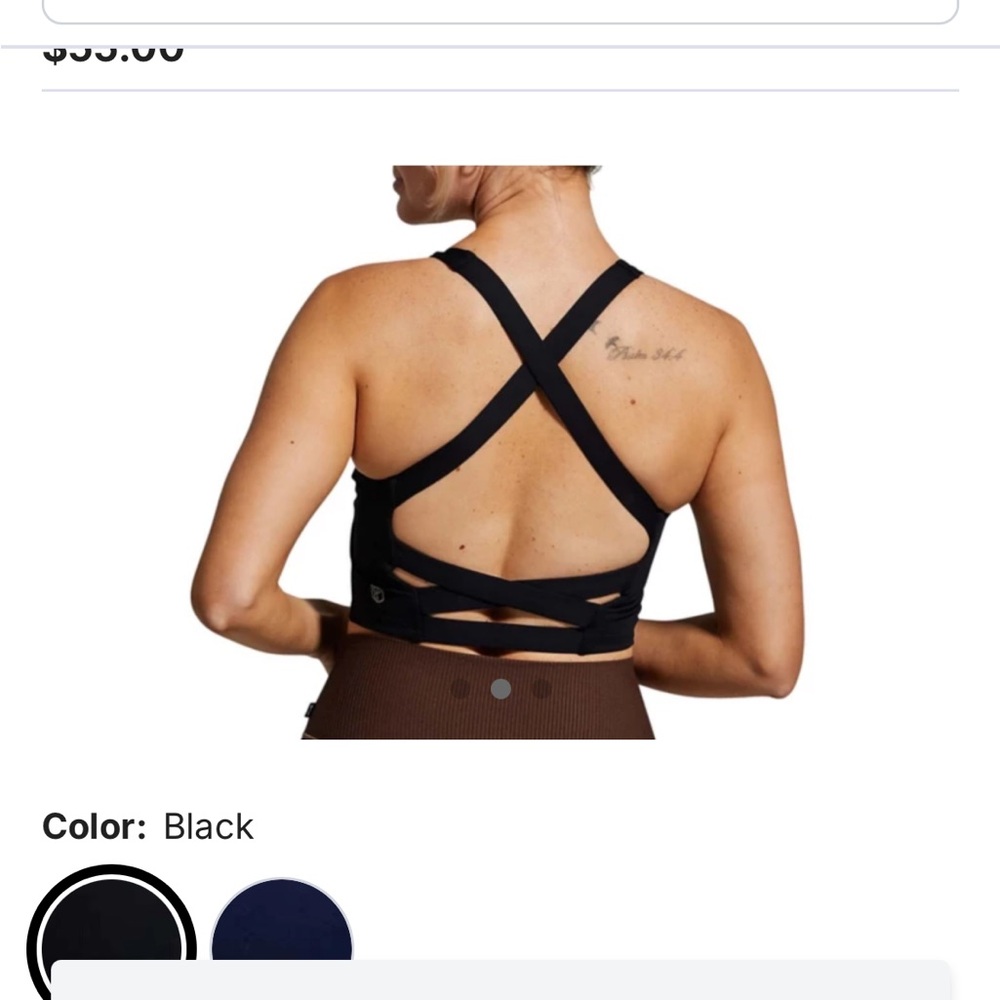 Born Primitive Black Strappy Sports Bra